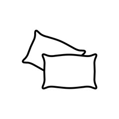 Pillow Line icon , logo on white background