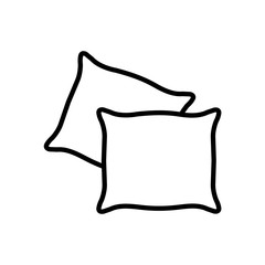 Pillow Line icon , logo on white background