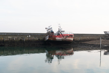 Fototapeta premium Bateau à Saint-Vaast-la-Hougue 