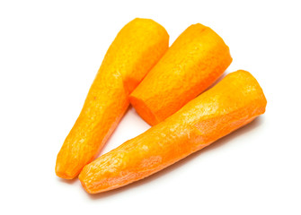 carrot on white background