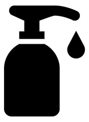 Soap Lotion Dispenser Vector Icon.eps