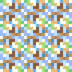 Seamless pattern background from a variety of multicolored squares.