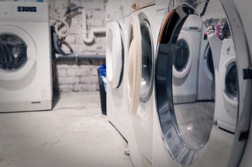 Rotary knob of a washing machine set to environmentally friendly 20 degrees