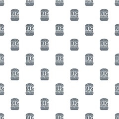 Big burger pattern vector seamless repeat for any web design