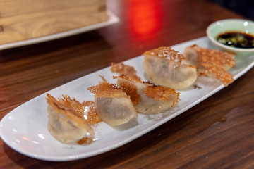 Fried Beef Potstickers
