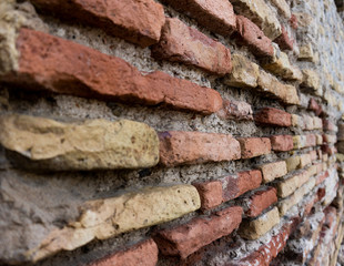 Ladrillos pared antigua