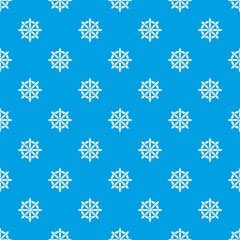 Handwheel pattern vector seamless blue repeat for any use