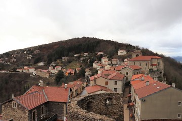 Fototapeta premium VILLAGE DE ROCHETAILLEE - SAINT ETIENNE - LOIRE - FRANCE