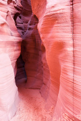 entrance into a slot canyon in Page Arizona known as Antelope Canyon X