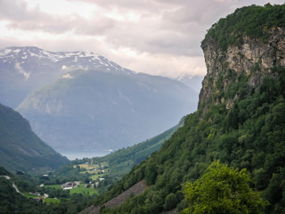 Beautiful Norwegian nature, mountains