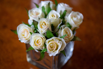 artificial rose bouquet