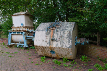 Naklejka premium Old Industrial Machinery
