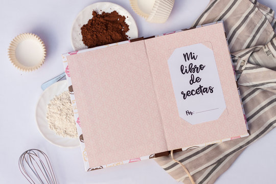 Cuaderno de recetas de reposteria Cuaderno hecho a mano handmade notebook Libro de recetas