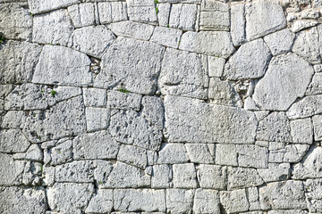 Polygonal walls built from the 7th to the 2nd century BC. The large boulders are interlocked with...