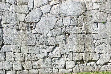 Polygonal walls built from the 7th to the 2nd century BC. The large boulders are interlocked with each other without lime