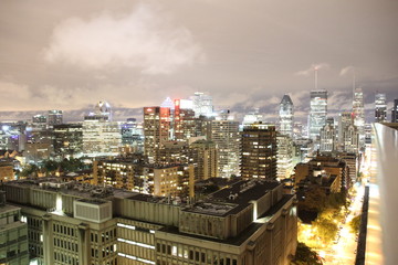 Montreal Skyline at night