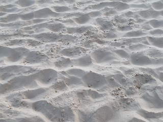 White sand