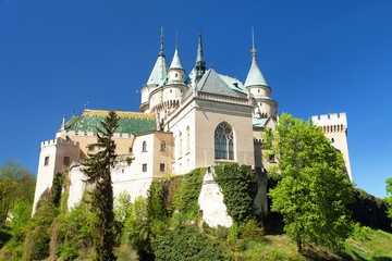 Fototapeta na wymiar Bojnice castle near Prievidza town, Slovakia, Europe