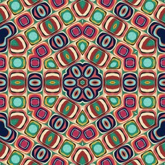 abstract mandala design template colourful