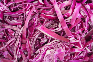 Rotkohl, roh, geraspelt