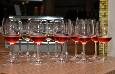 Celebration of young wine, tasting, grape wine
