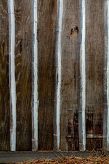 Bamboo and wooden fence  texture and background