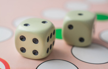 Board game concept, part of leisure time