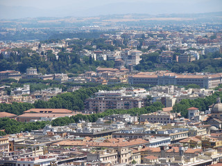 Fototapeta na wymiar Rome, Italy look from above