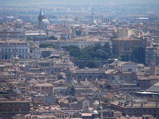 Fototapeta na wymiar Rome, Italy look from above