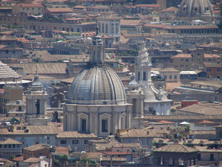 Rome, Italy look from above