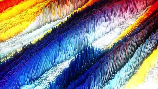 abstract fantastic background, 3D animation