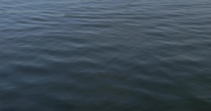 Peaceful zen ripples on lake
