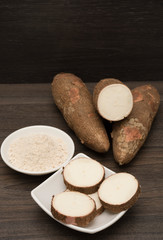 Yuca root, also called Mandioca