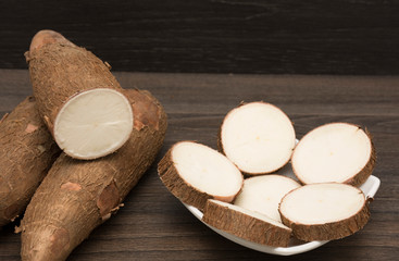 Yuca root, also called Mandioca
