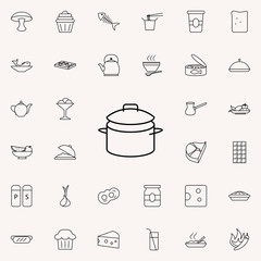 pan icon. Food icons universal set for web and mobile