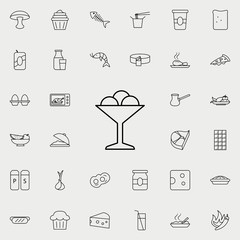 ice cream icon. Food icons universal set for web and mobile
