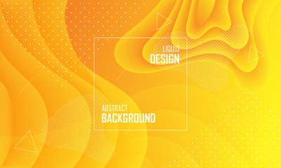 Liquid color abstract background design. Fluid vector gradient design for banner, post