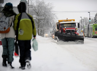 route en hiver