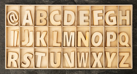 Wooden Toy letters