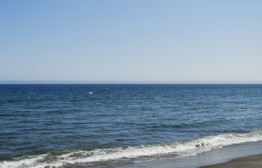 海　波　浜　空　素材