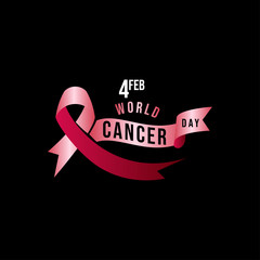 World Cancer Day Vector Template Design Illustration