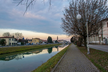 nice alley nearby Brenta river
