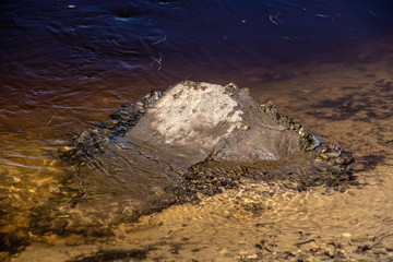 Rocks in the water