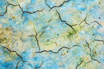 Cracked earth abstract background.