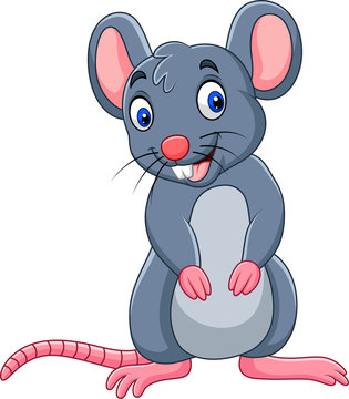 Cartoon funny mouse
