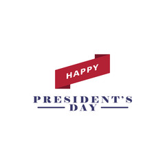 Happy President's day 2 colored icon. Simple blue and red element illustration. Happy President's day concept symbol design from USA election set