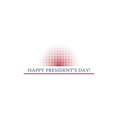 Happy President's day 2 colored icon. Simple blue and red element illustration. Happy President's day concept symbol design from USA election set