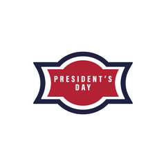 President's day 2 colored icon. Simple blue and red element illustration. President's day concept symbol design from USA election set