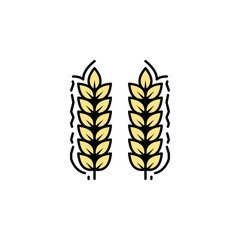 crop, farming, gardening, plant icon. Element of history color icon for mobile concept and web apps. Color crop, farming, gardening, plant icon can be used for web and mobile