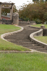 curved stairway